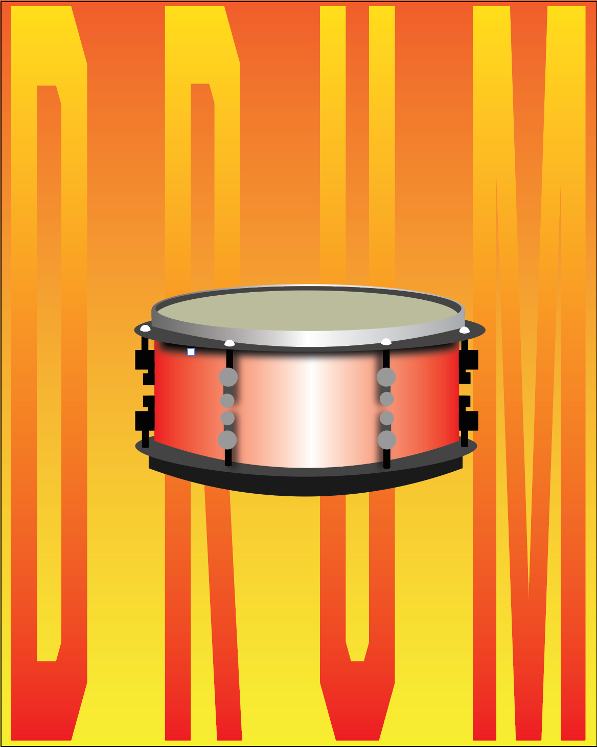 Drum - Cardstock Print